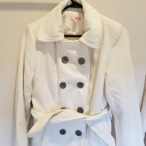White/Ivory Peacoat
